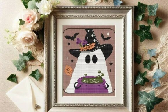 Counted Cross Stitch Pattern Ghost