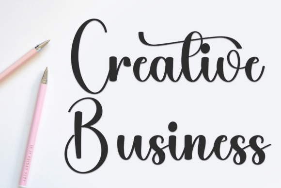 Delightful Background Font - Preview 2