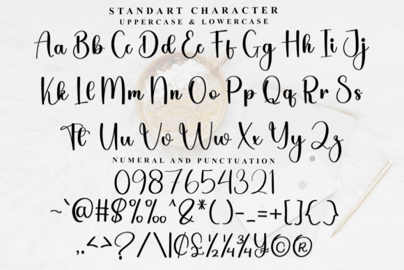 Delightful Background Font - Preview 4