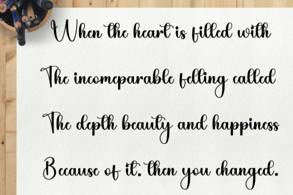 Delightful Background Font - Preview 5