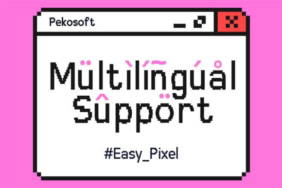 Easy Pixel Font - Preview 3
