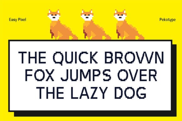 Easy Pixel Font - Preview 4