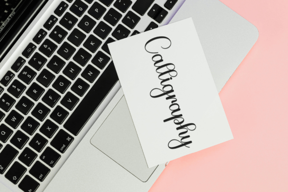 Flower Aromatic Font PNG with transparent background - Preview 2