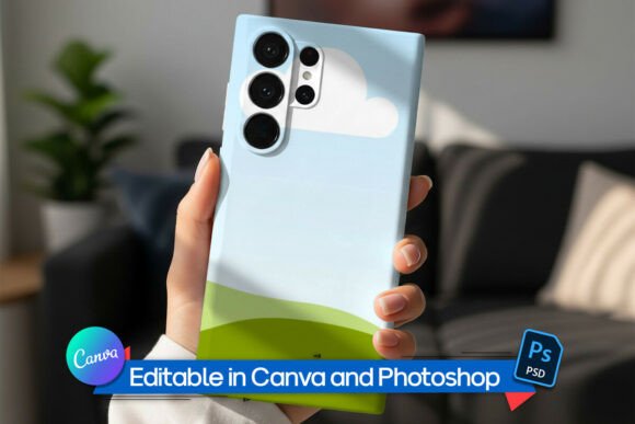 Galaxy S23 Ultra Phone Case Mockup