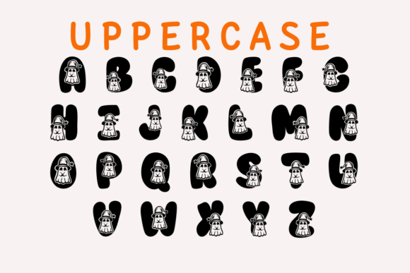 Ghost Cute Font - Preview 1