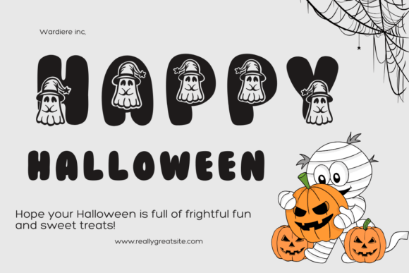 Ghost Cute Font - Preview 3