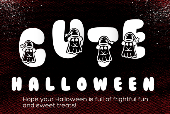 Ghost Cute Font - Preview 5