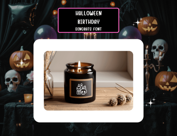 Halloween Birthday Font PNG with transparent background - Preview 6