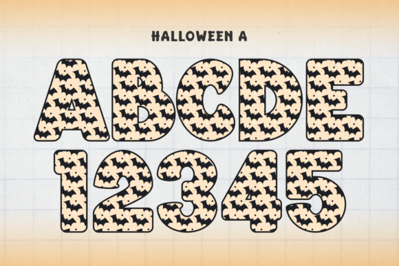Halloween Doodle Font - Preview 2