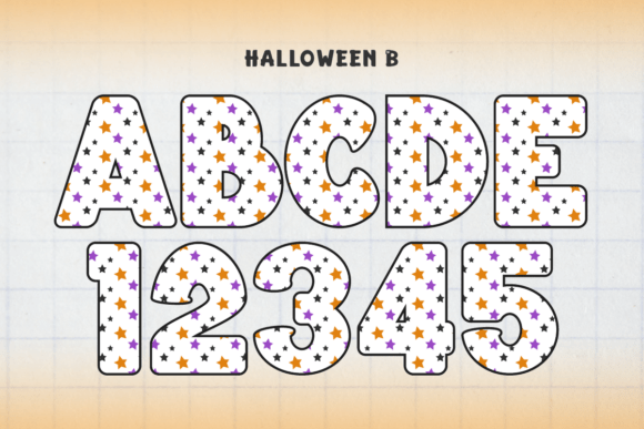 Halloween Doodle Font - Preview 3