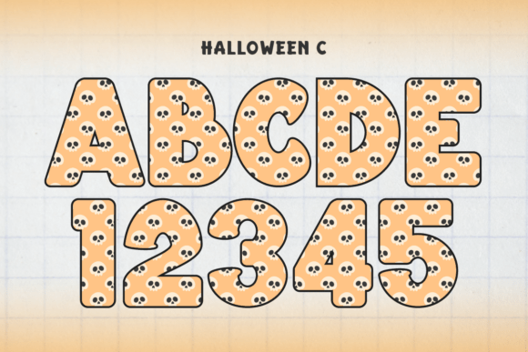 Halloween Doodle Font - Preview 4