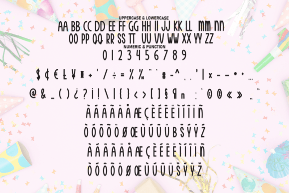 Happy Birthday Font - Preview 6