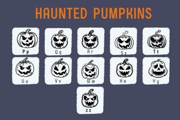 Haunted Pumpkins Font - Preview 2