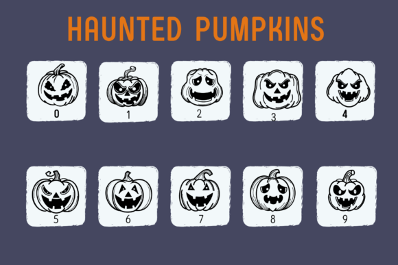 Haunted Pumpkins Font - Preview 3