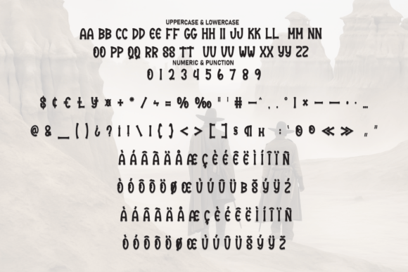 Hunter Western Font PNG with transparent background - Preview 6