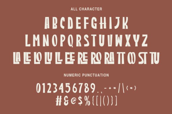 Lugeroge Font PNG with transparent background - Preview 6