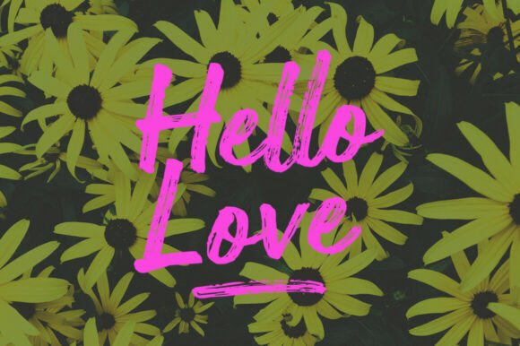 Mandor Brush Font PNG with transparent background - Preview 2