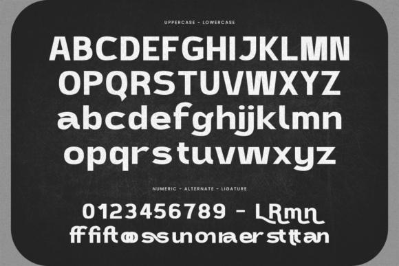 Nagaros Font PNG with transparent background - Preview 1