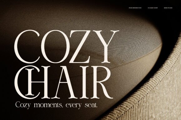 Rood Brown Font PNG with transparent background - Preview 1