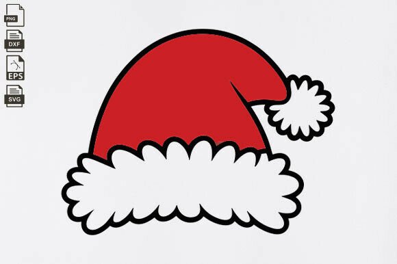 Santa Hat Svg, Christmas, Santa Clause