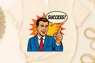 Success Comic retro clipart sublimation