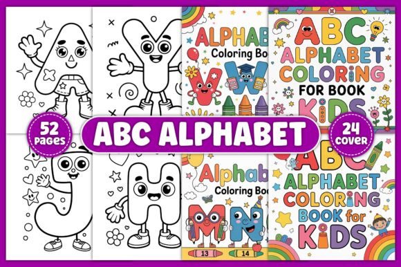 ABC Alphabet Coloring Book