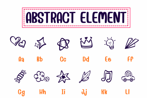 Abstract Element Font - Preview 1