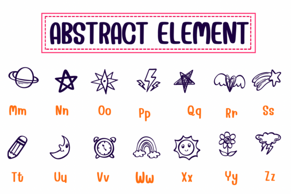 Abstract Element Font - Preview 2