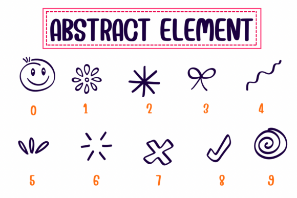 Abstract Element Font - Preview 3
