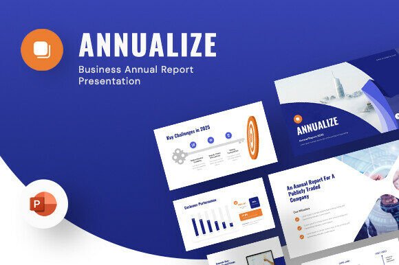 Preview of Annualize - Business Annual Report PPT PowerPoint template