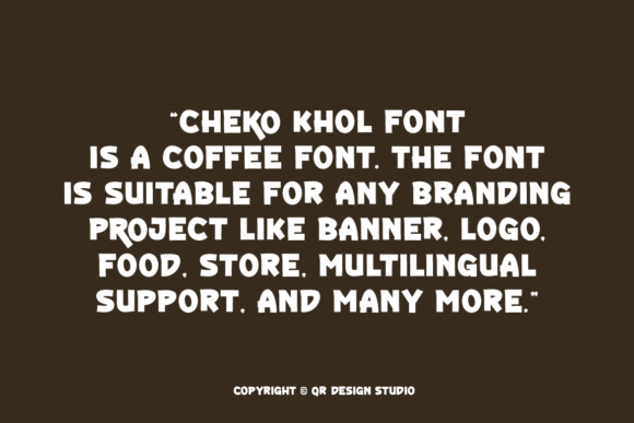 Cheko Khol Font - Preview 5
