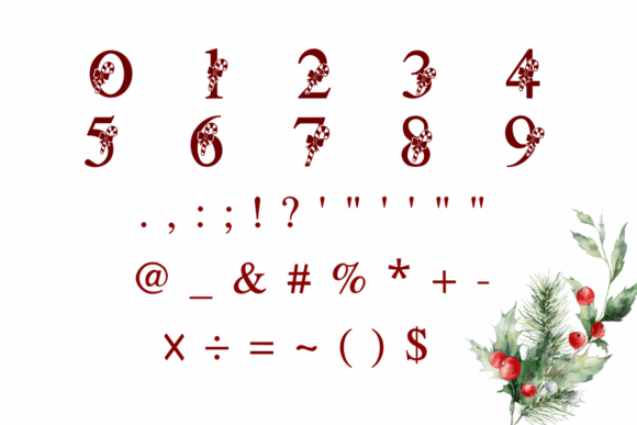 Christmas Candy Font - Preview 4