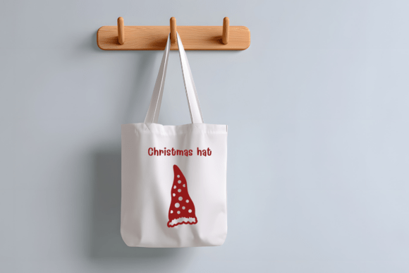 Christmas Hat Doodle Font PNG with transparent background - Preview 5