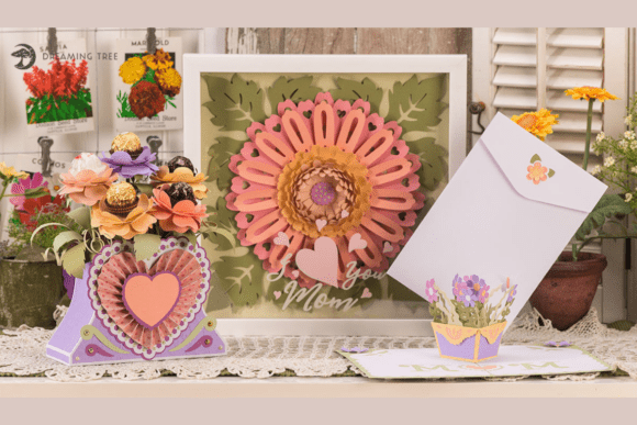 Flowers for Mom SVG Bundle
