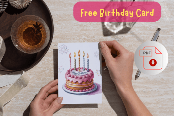 Free Printable Cute Birthday Card — Printable