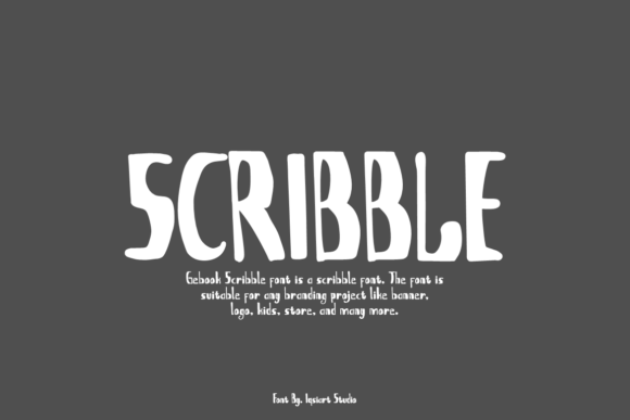 Gebook Scribble Font - Preview 1