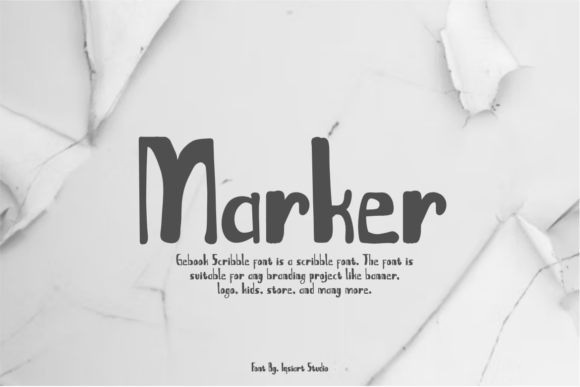 Gebook Scribble Font - Preview 2