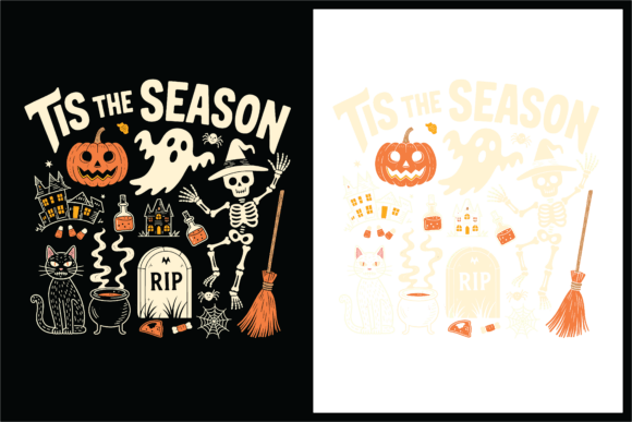 Halloween Spooky Season Characters and O