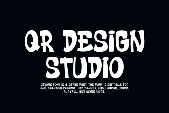 Jeronk Font PNG with transparent background - Preview 3