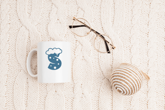 Snow Font PNG with transparent background - Preview 3