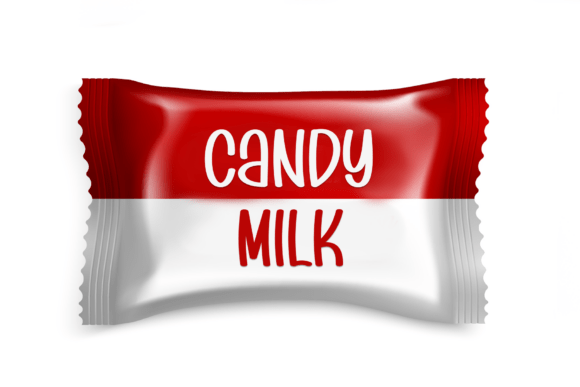 Santa Stocking Font PNG with transparent background - Preview 3