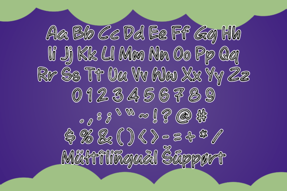 Scratchy Shadows Font PNG with transparent background - Preview 4