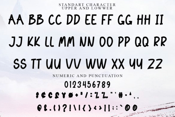 Season Vocation Font PNG with transparent background - Preview 3