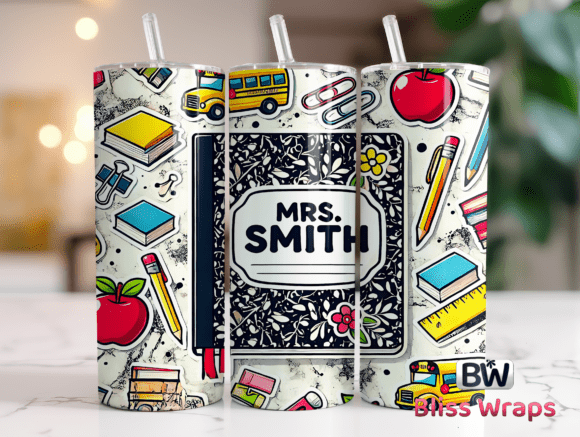 Teacher Appreciation Tumbler Wraps