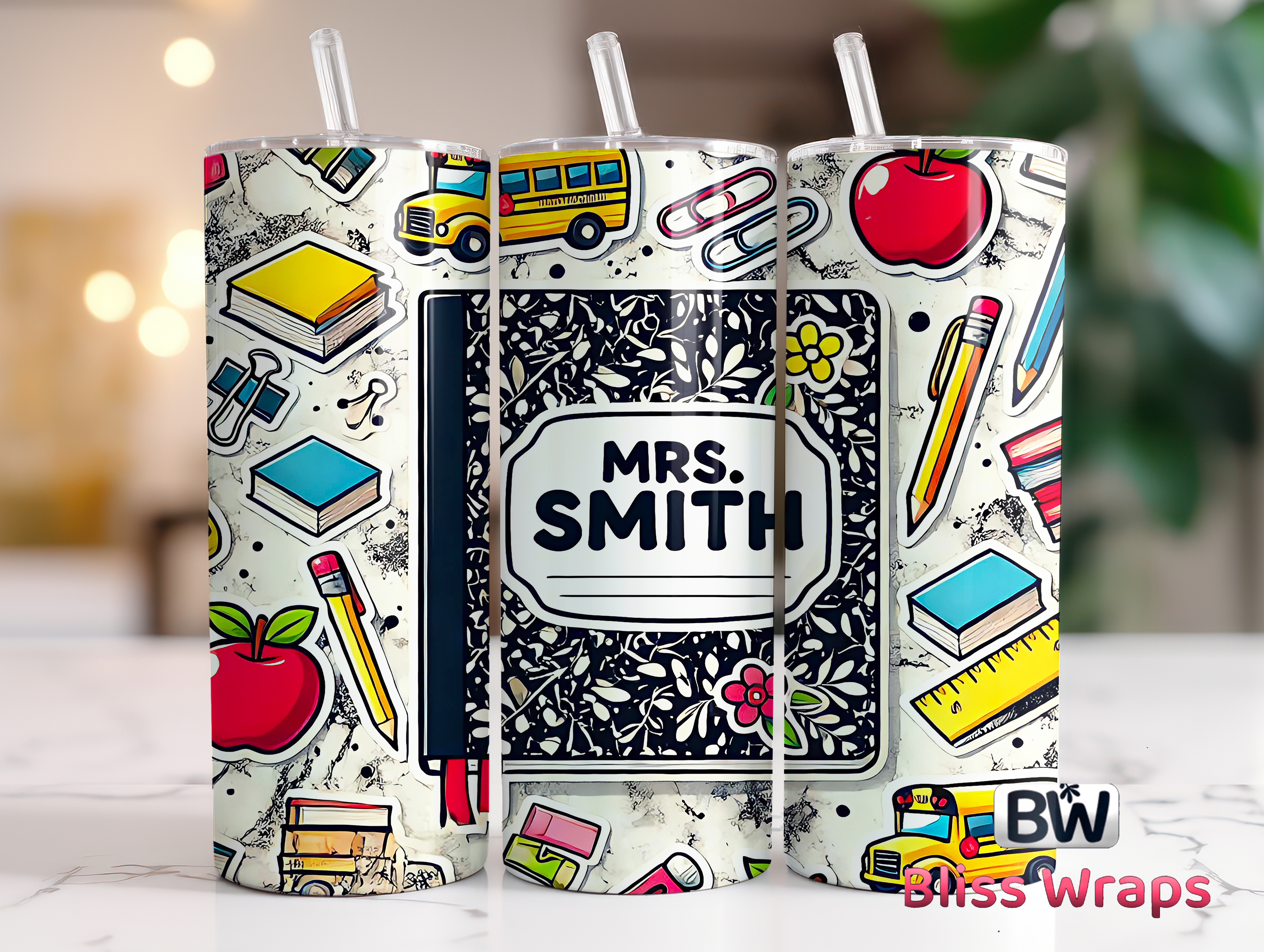 Teacher Appreciation Tumbler Wraps