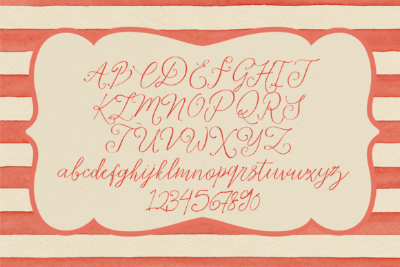 Amora Script Font - Preview 2