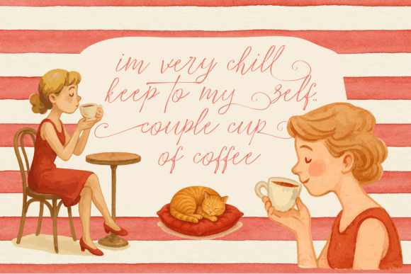 Amora Script Font - Preview 3