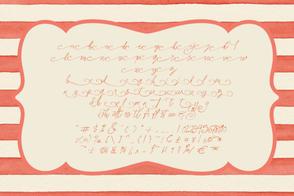 Amora Script Font - Preview 4