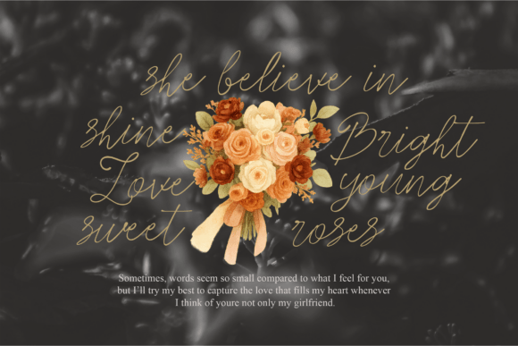 Amora Script Font - Preview 6