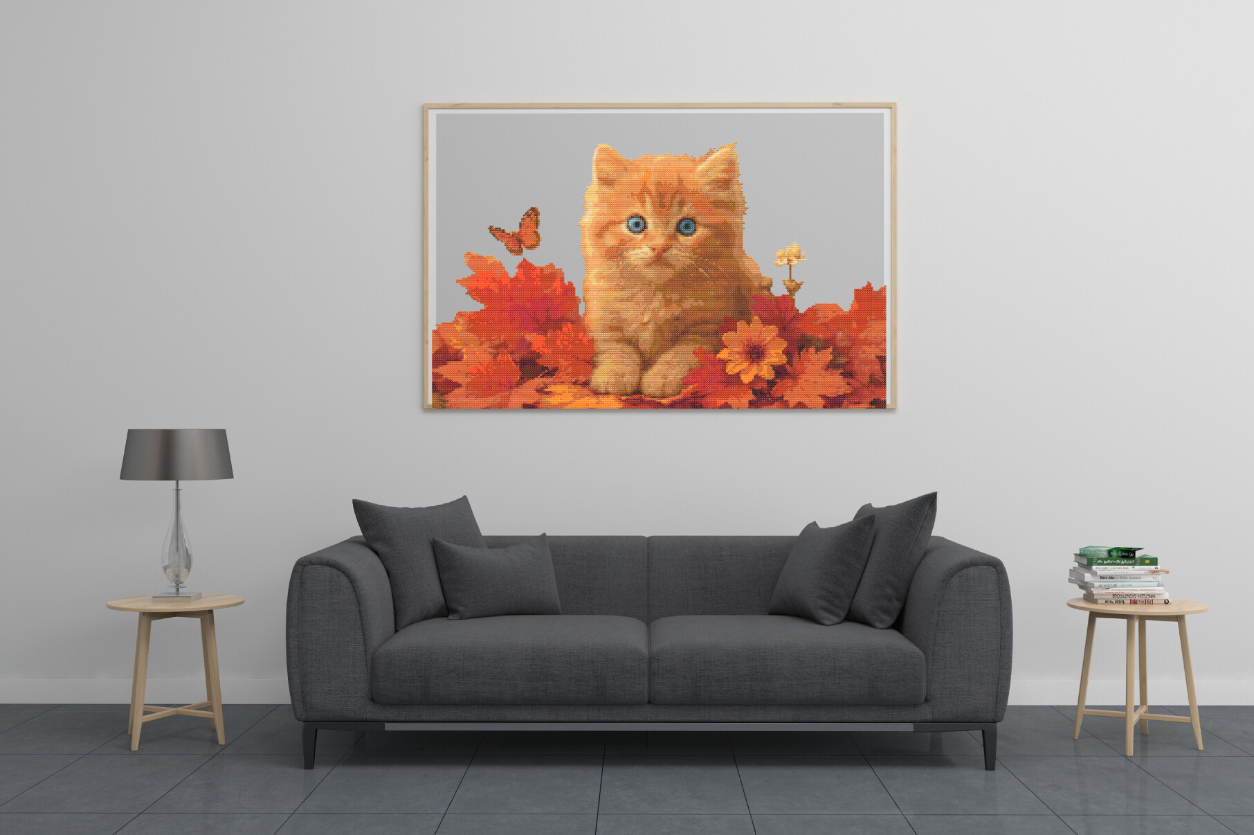 Autumn Kitten Charm